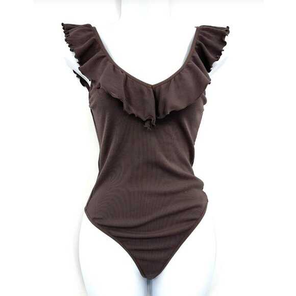 Aritzia Wilfred Danette Bodysuit Ruffle - Picture 11 of 11